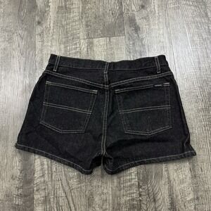 Vintage Guess Black Denim Shorts Made in USA‎